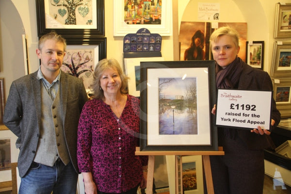 £1192 raised for York Flood Appeal; Flood Lights ORIGINAL by Mark Braithwaite