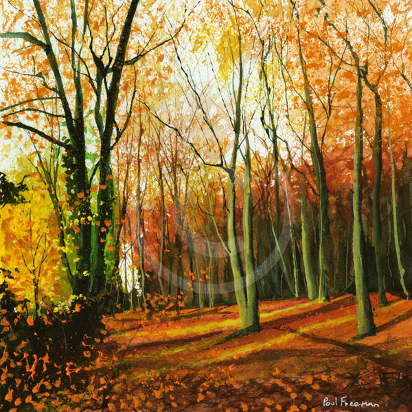 Autumn Home GICLEE PRINT by Paul Freeman