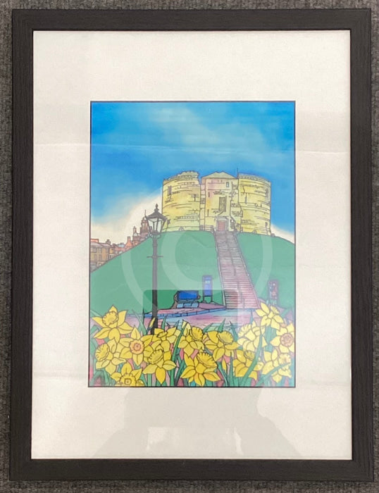 Cliffords Tower By Jonathan Williams Framed Band A