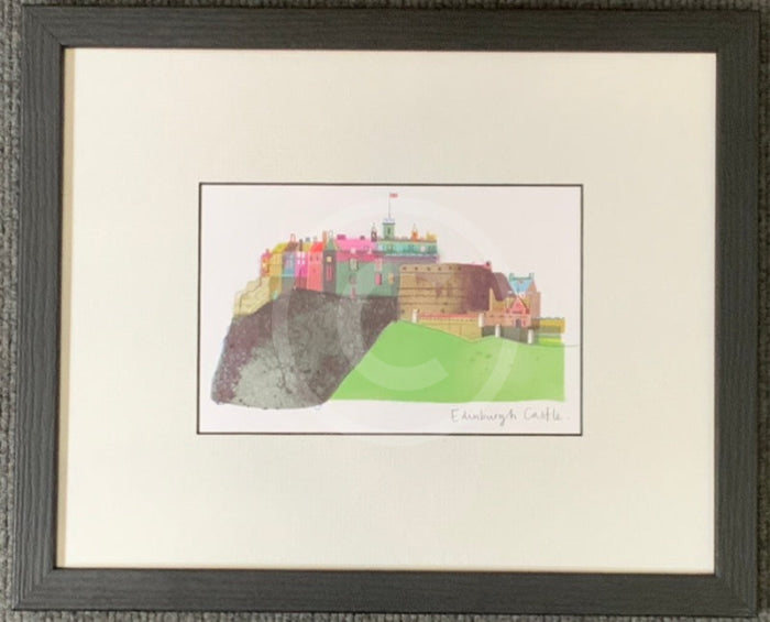 Edinburgh Castle Print by Ilona Drew 