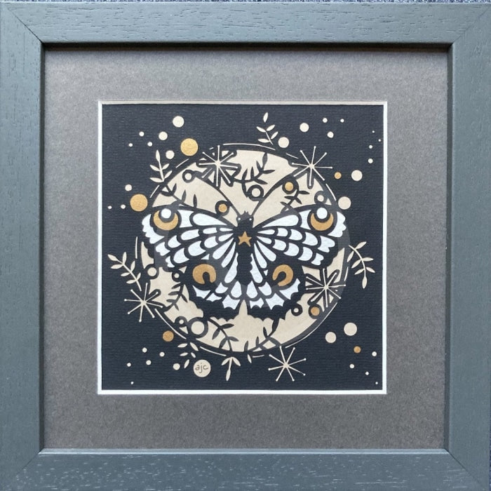 Flutterbye, Laser Cut of a Butterfly by Anna Cook