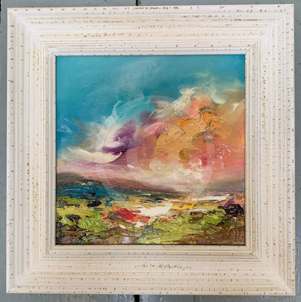 Fresh Wind - ORIGINAL Oil Painting by Anna Schofield framed 