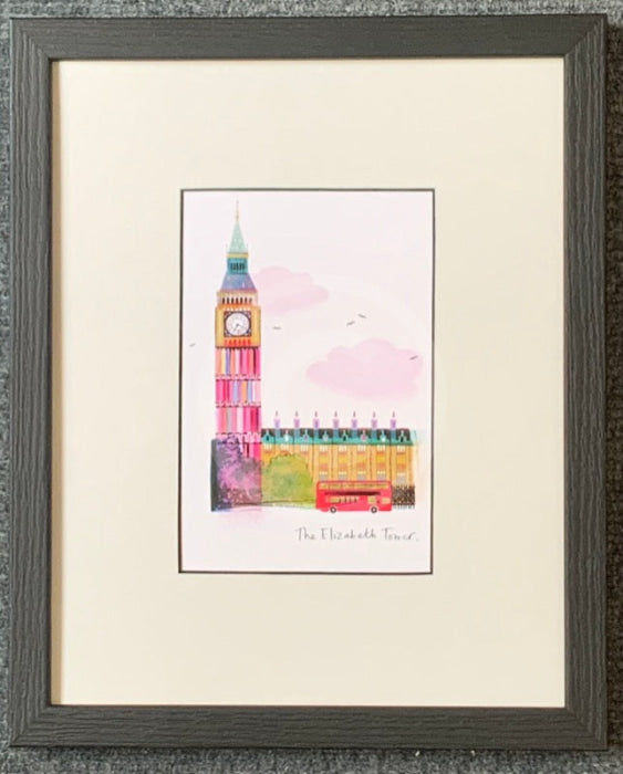 The Elizabeth Tower Print by Ilona Drew 