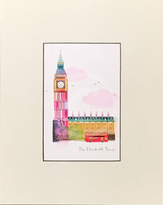 The Elizabeth Tower Print by Ilona Drew 
