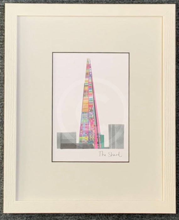 The Shard Print, London by Ilona Drew