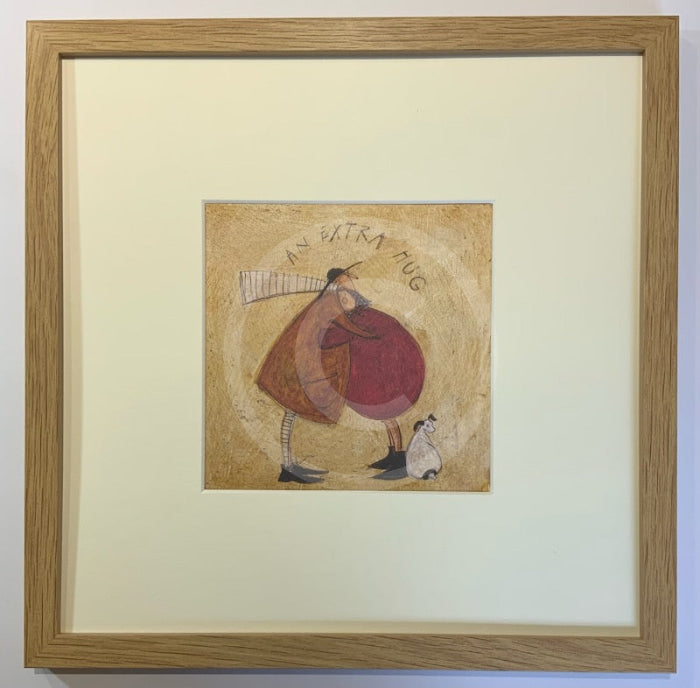 Meet the Mustards: An Extra Hug by Sam Toft, mounted miniature