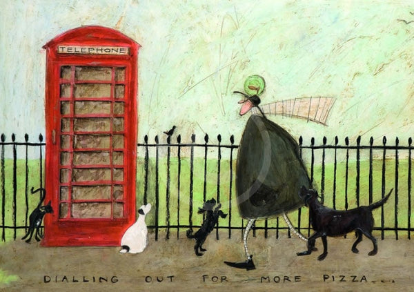 Meet the Mustards: Dialling Out for More Pizza by Sam Toft