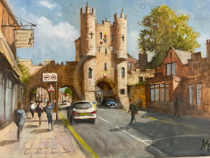 Close up of overall image, Micklegate Bar by Anthony Marn