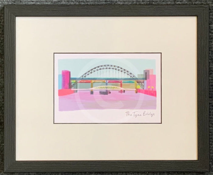 The Tyne Bridge Print by Ilona Drew 