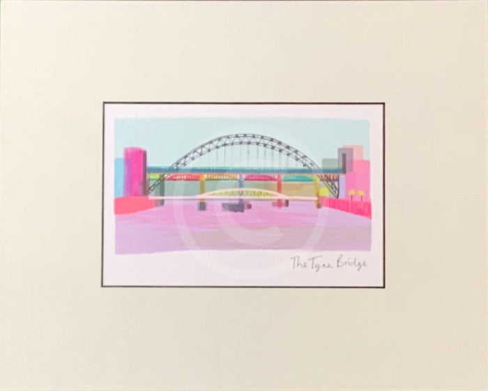 The Tyne Bridge Print by Ilona Drew 