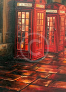 ORIGINAL Painting ,Lost Connection - Chorus Line by Mark Braithwaite