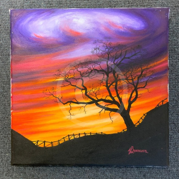 ORIGINAL Twilight Skies, The Lonely Tree by Mark Braithwaite