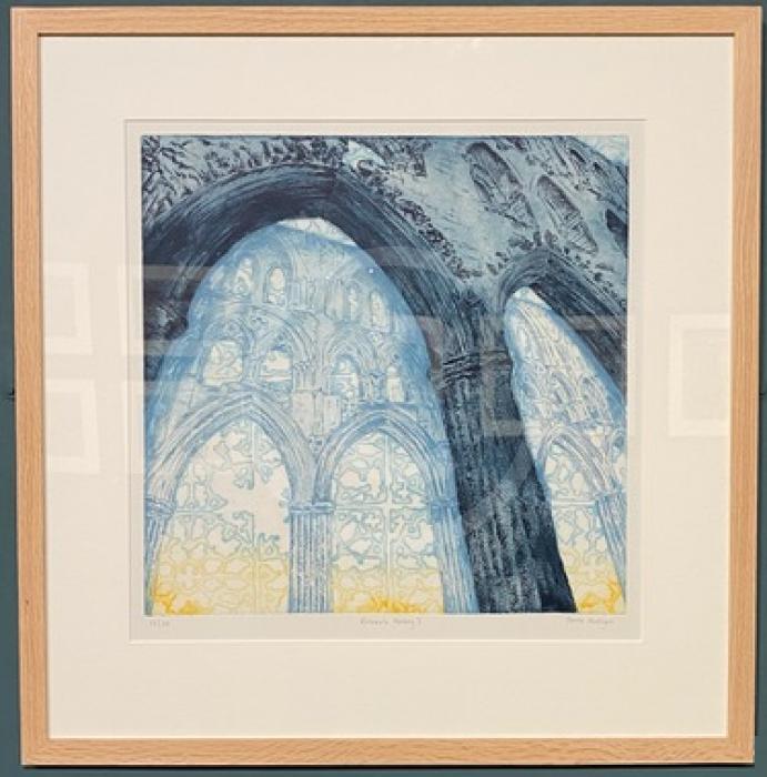 Rievaulx Abbey I - Etching & Collagraph Limited Edition by Anna Matyus