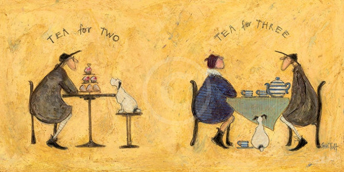Sam Toft Tea for Two, Tea for Three  Mug Artwork