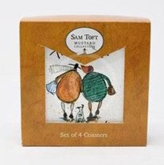 Sam Toft The Mustard Collection - Set Of Four Coasters