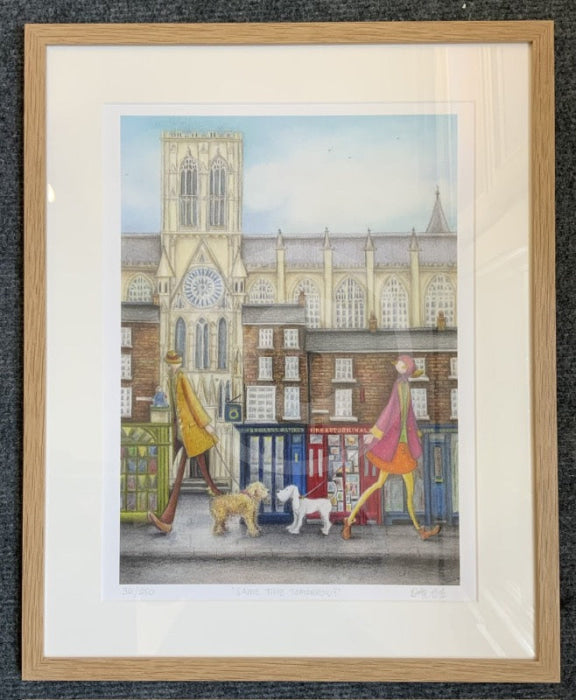 Same Time Tomorrow FRAMED Limited Edition by Dotty Earl- Print of York
