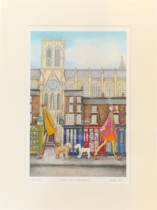 Same Time Tomorrow FRAMED Limited Edition by Dotty Earl- Print of York
