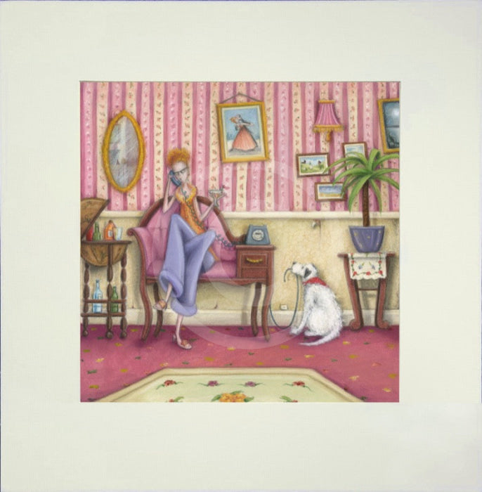 So Then She Said Limited Edition Print by Dotty Earl