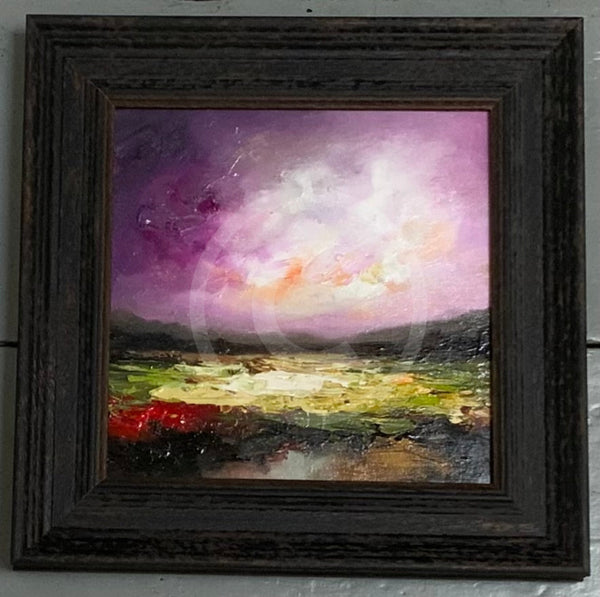 Purple Skies II - ORIGINAL Oil Painting by Anna Schofield