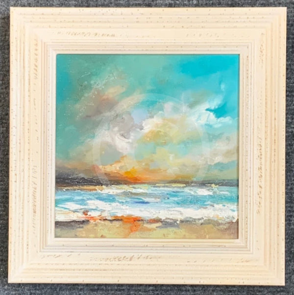 Turquoise Skies ORIGINAL Oil Painting by Anna Schofield