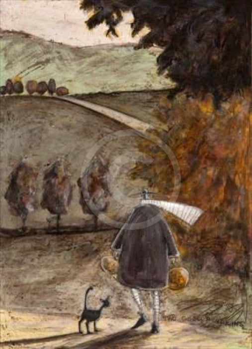 Two Good Pumpkins REMARQUE by Sam Toft - Framed Limited Edition SECONDARY MARKET *