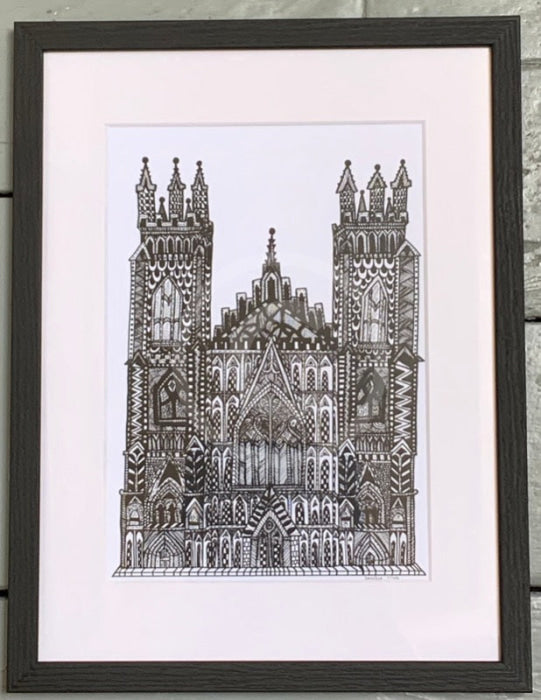 The Tangled Towers, York Minster Print by Emily Child