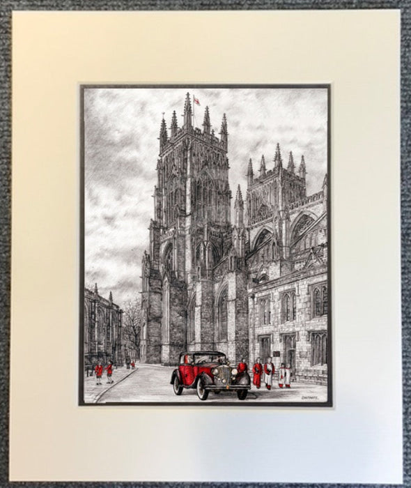 The Two Towers By Mark Braithwaite 240 X 300Mm / Double Mount (White Over Black)