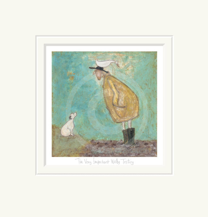 The Very Important Welly Testing LIMITED EDITION by Sam Toft