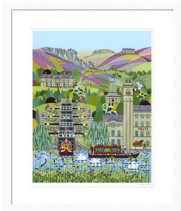 The West Riding Print of Yorkshire by Linda Mellin