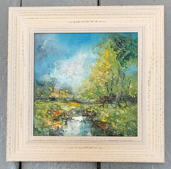 Time With You - ORIGINAL Oil Painting by Anna Schofield FRAMED