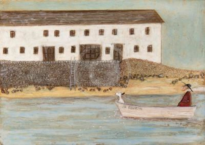 Tootling by St Michael’s Mount by Sam Toft - Framed Limited Edition SECONDARY MARKET *