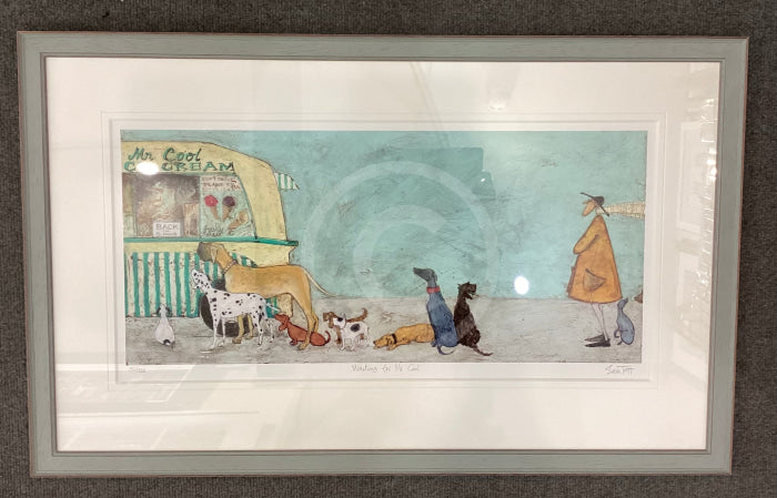Waiting For Mr Cool Limited Edition By Sam Toft Framed