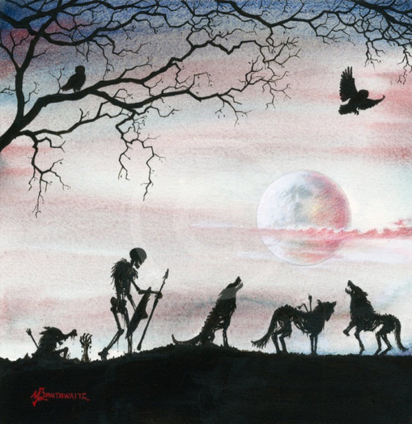 Zombie Apocalypse, Wolf Moon Uprising by Mark Braithwaite