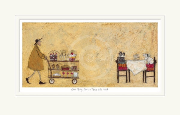 Good Things Come To Those Who Wait LIMITED EDITION by Sam Toft