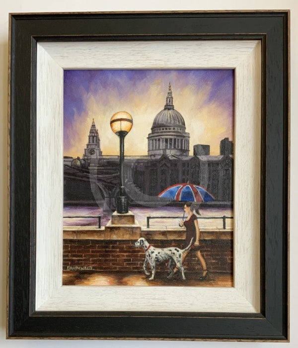 London Twilight, St Paul’s -Original Oil Painting by Mark Braithwaite