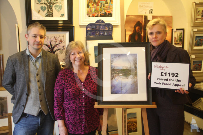 £1192 raised for York Flood Appeal; Flood Lights ORIGINAL by Mark Braithwaite