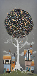 The Happy Neighbours, an original artwork from Gary Walton