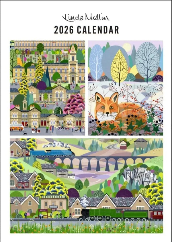 2026 A3 Wall Calendar by Linda Mellin