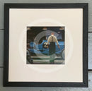 30x30cm Birth of a Dream by Jack Vettriano, mounted miniature