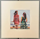 30x30cm A date With Fate by Jack Vettriano, mounted miniature