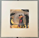 30x30cm The Singing Butler by Jack Vettriano, mounted miniature
