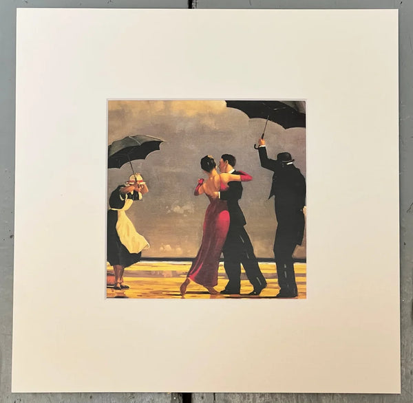 30x30cm The Singing Butler by Jack Vettriano, mounted miniature