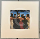 30x30cm Waltzers by Jack Vettriano, mounted miniature