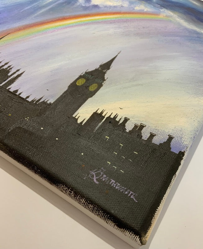 Original Stormy Skies, Westminster London by Mark Braithwaite