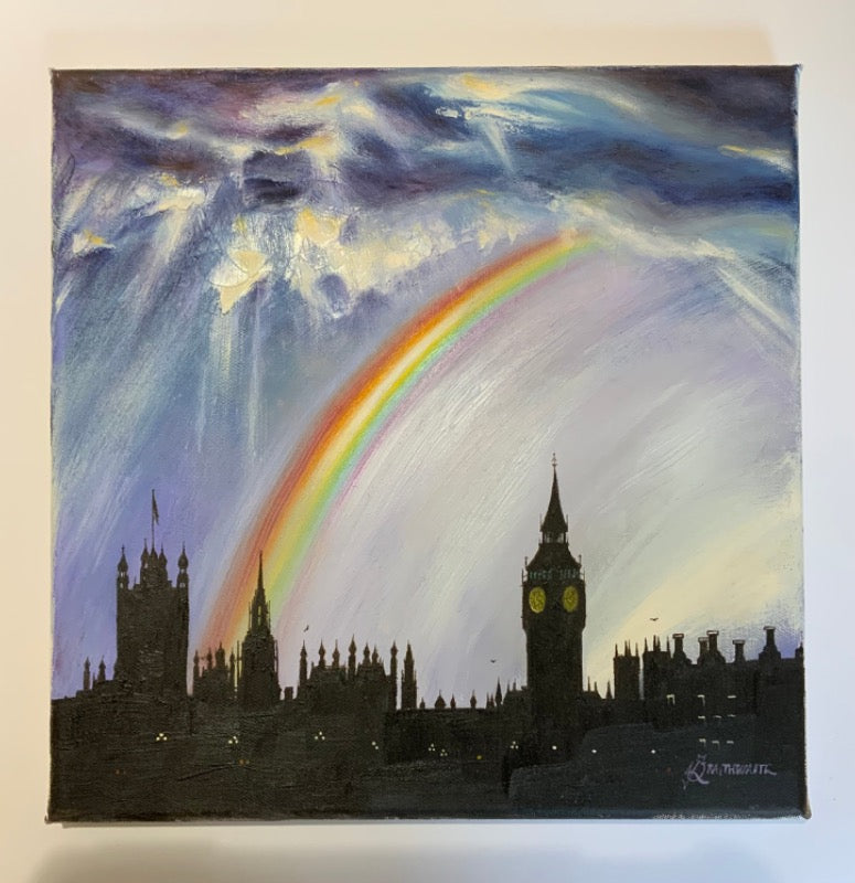Original Stormy Skies, Westminster London by Mark Braithwaite