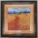 Summer Poppies, Provence - ORIGINAL by Geoffrey Smith