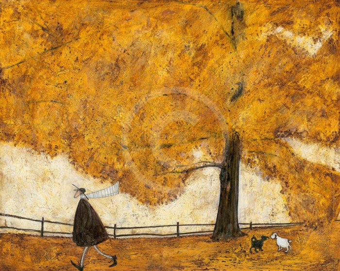 A Pug at the Sugar Maple by Sam Toft - Framed Limited Edition SECONDARY MARKET *