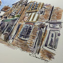 A Stroll In The Shambles, York, Richard Briggs ORIGINAL WATERCOLOUR