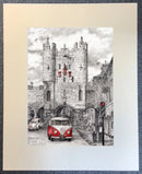The View from the Bar, Micklegate Bar, York by Mark Braithwaite