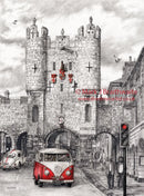 The View from the Bar, Micklegate Bar, York by Mark Braithwaite